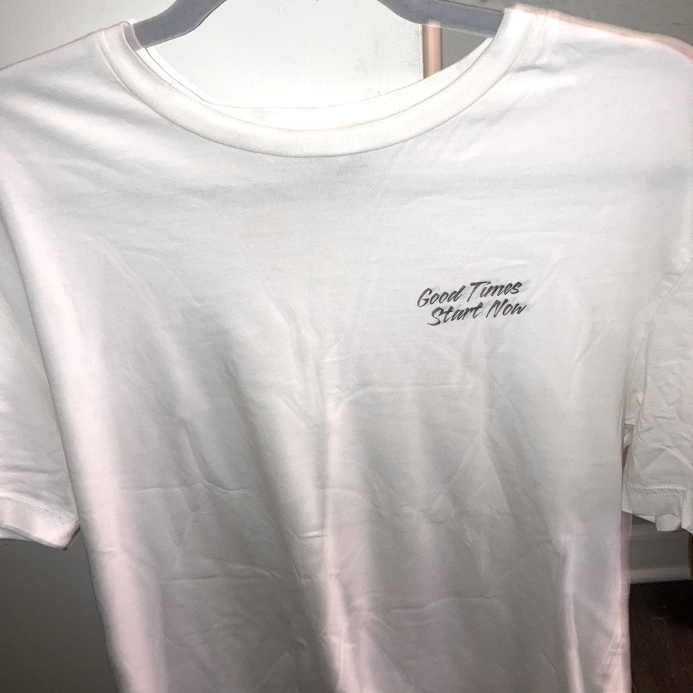 White H&M tee shirt size L